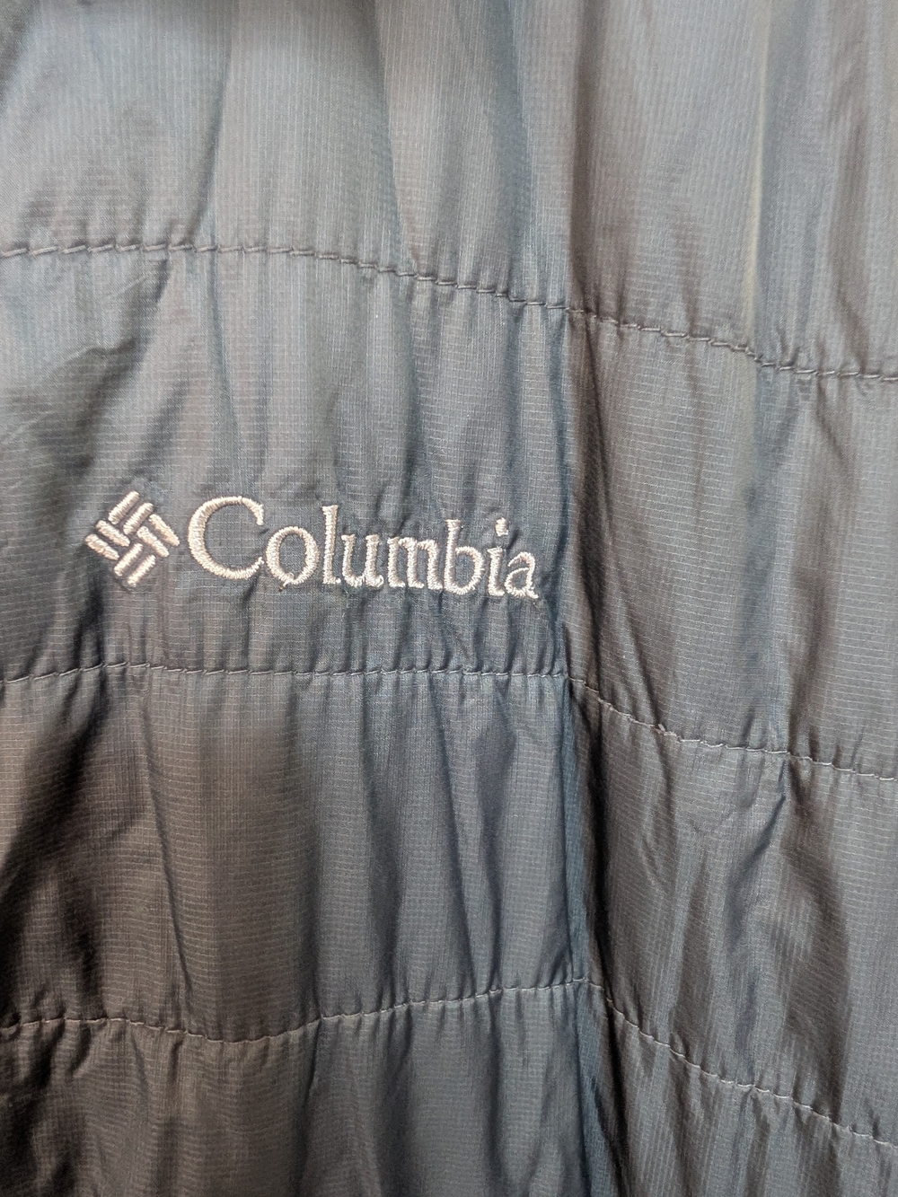 Columbia Omni-Heat Puffer Jacket Men's Size L Gray - Picture 2 of 7